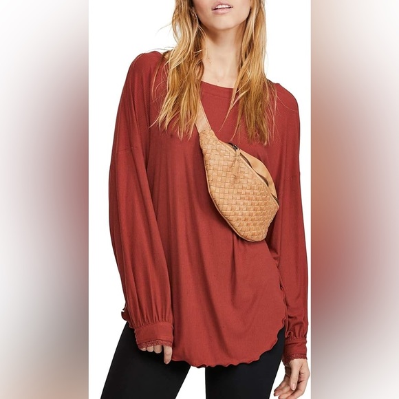 Free People Tops - 💙5/$25💙Free People Twisted Open Back Viscose Top M